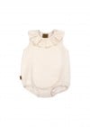 Romper cream white with collar FW23151