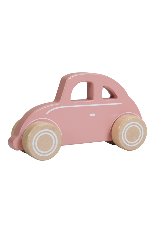 Wooden Toy Car pink LD7000