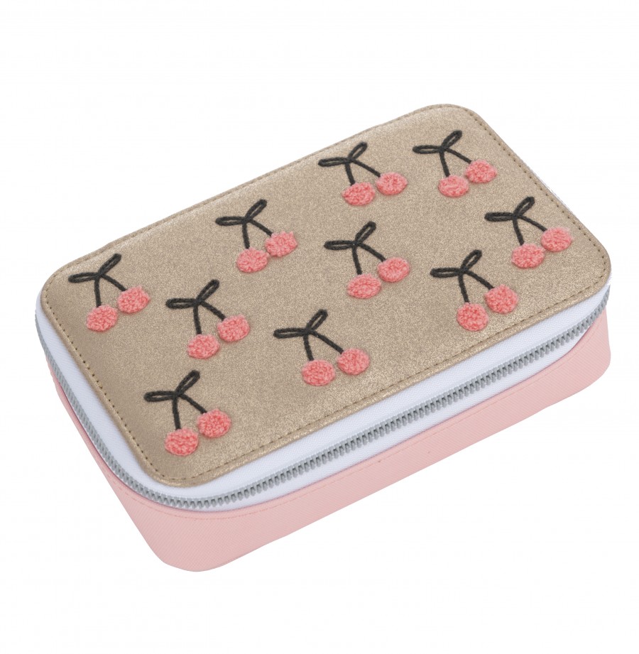 Pencil Box Filled Cherry Pompon onesize Pf022127