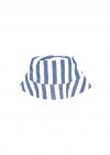 Sun hat with marine blue stripes for boys SS21322