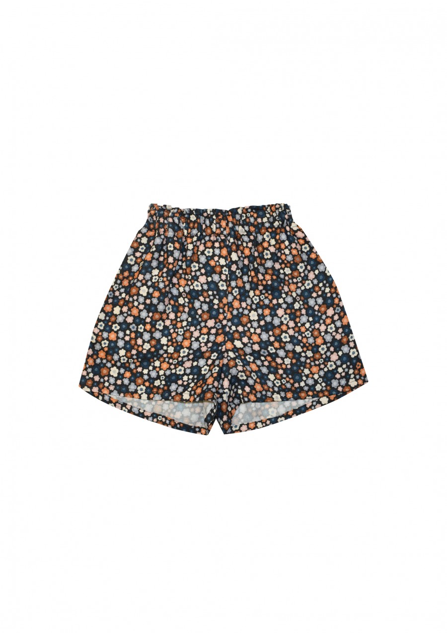 Shorts with floral small print FW21053L