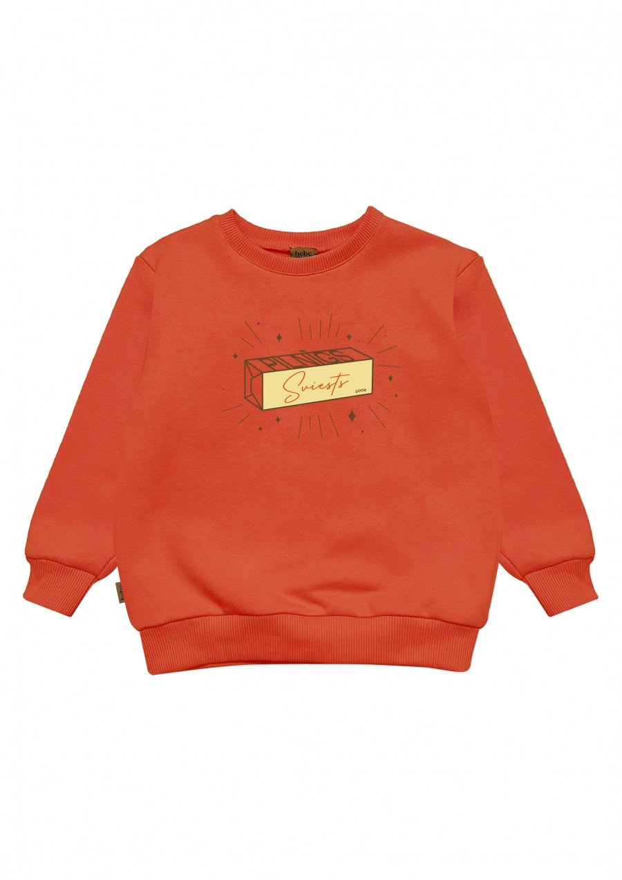 Hebe.Concept collab Anna Panna sweater SVIESTS orange AP0012