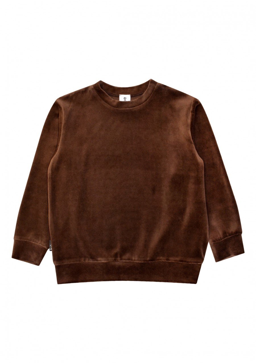 Sweater brown velvet FW21181