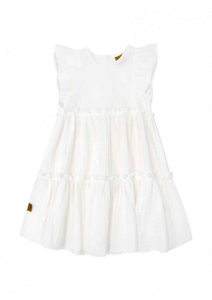 Dress white muslin SS24246L