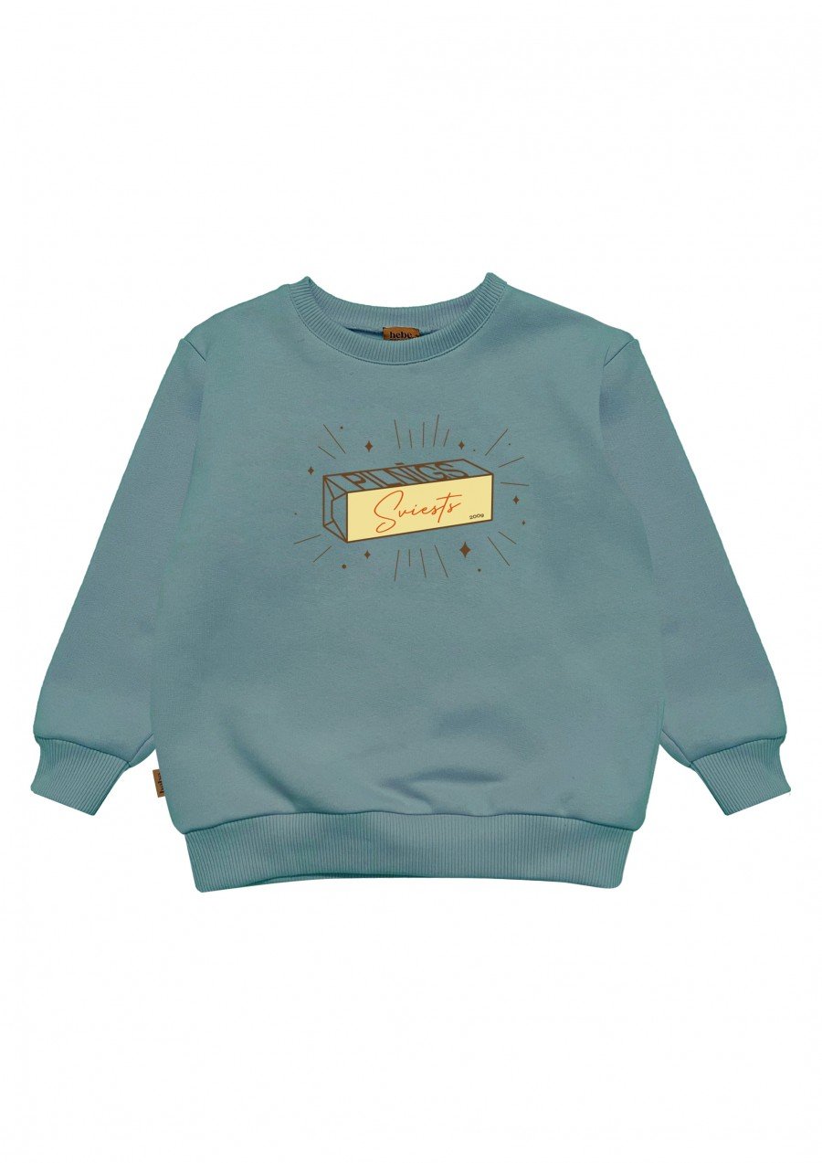 Hebe.Concept collab Anna Panna sweater SVIESTS sea blue AP0016