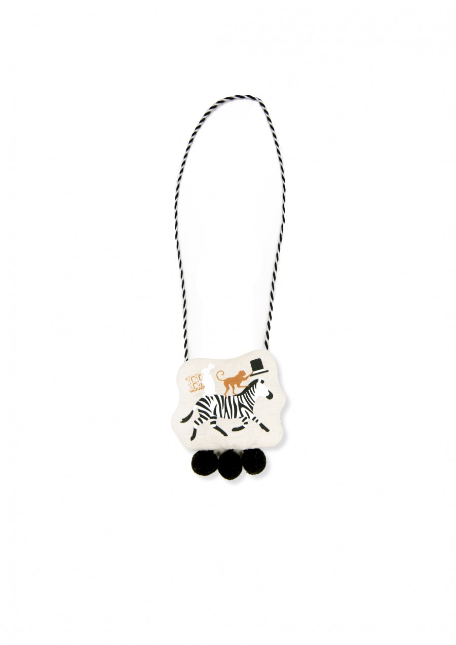 Necklace with zebra FW23304