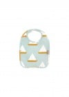 Baby bib with yacht print SS23333