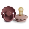 FRIGG Daisy Pacifiers - Latex 2-Pack - Blush/Woodchuck - Size 2 76222028