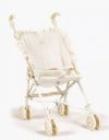 Minikane baby stroller for dolls in cotton beige 10.10.223