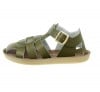 Salt-Water Shark olive sandals, child 4416B