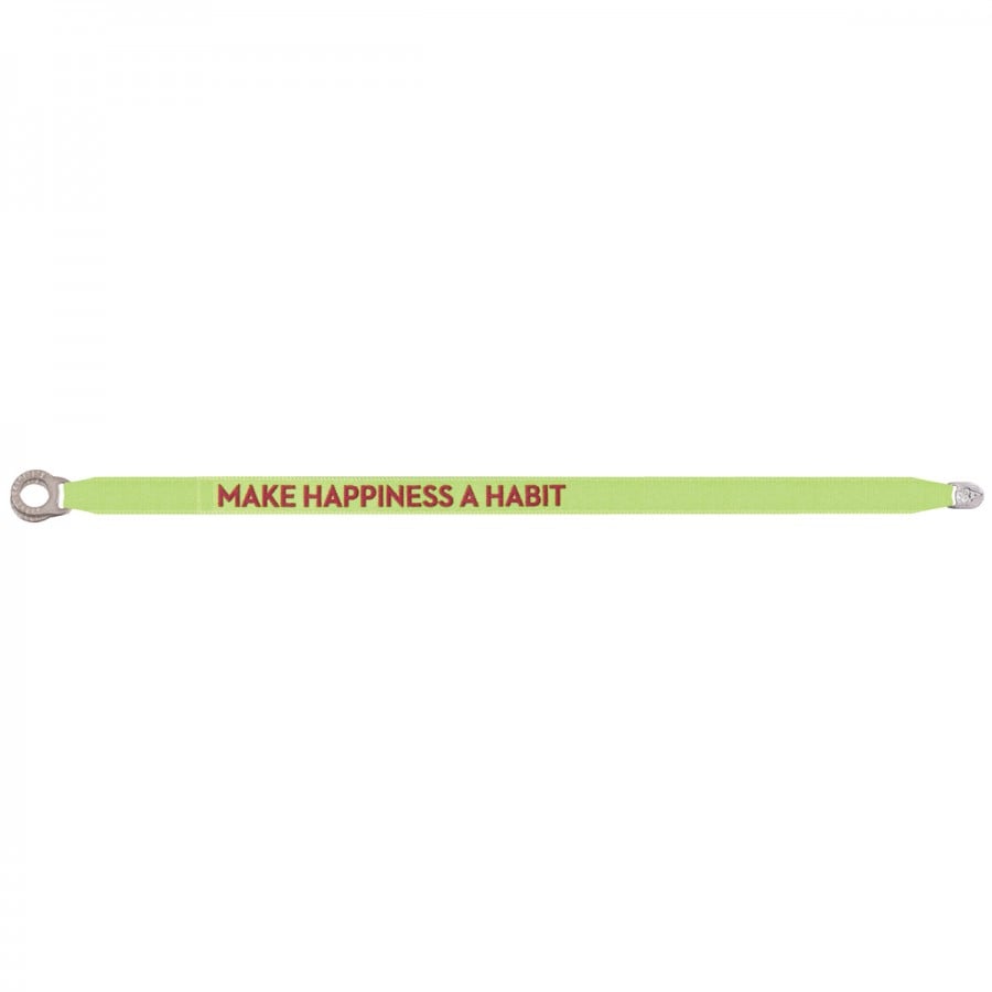 SATIN FABRIC COLLECTION NEON GREEN - MAKE HAPPINESS A HABIT onesize STTB0039