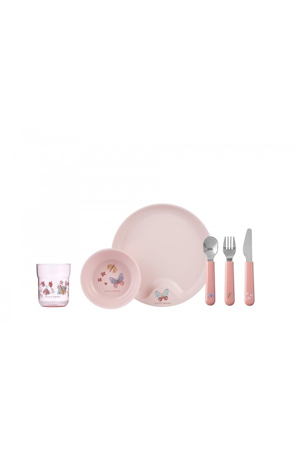 Little Dutch children’s dinnerware 6-piece set ´Flowers & Butterflies´ LD108041065243