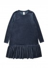 Dress blue velvet for female FW21179