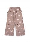 Pants with all-over cat print 0145_F25111