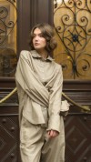 Lazy blossom beige pants, regular 0038_LM010