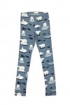 Blue leggings with polar bears ZLE1006