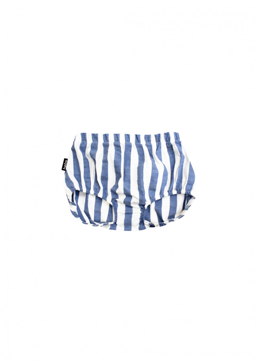 Bloomers with marine blue stripes SS21326