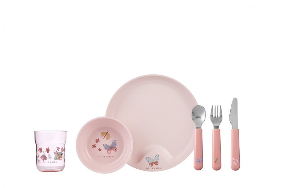 Little Dutch children’s dinnerware 6-piece set ´Flowers & Butterflies´ LD108041065243