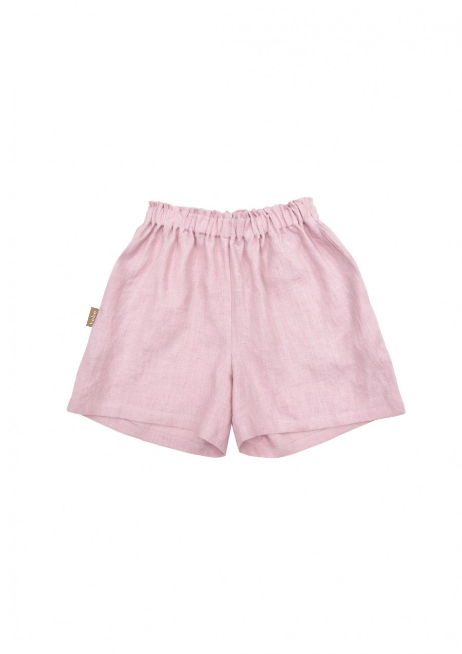 Shorts lilac linen for female SS23204