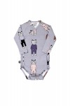 Lavander wrap over body with cats FW18009