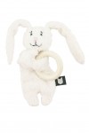 Bunny soft toy with wooden teether ROT0042