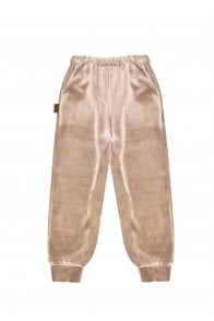 Kids pants beige velvet