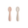 Mushie First Feeding Spoon - Blush/Shifting Sand 101628