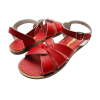 Salt-Water red sandals , adult 884A