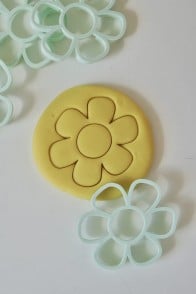 MĪCI stencil Pastelblue flower