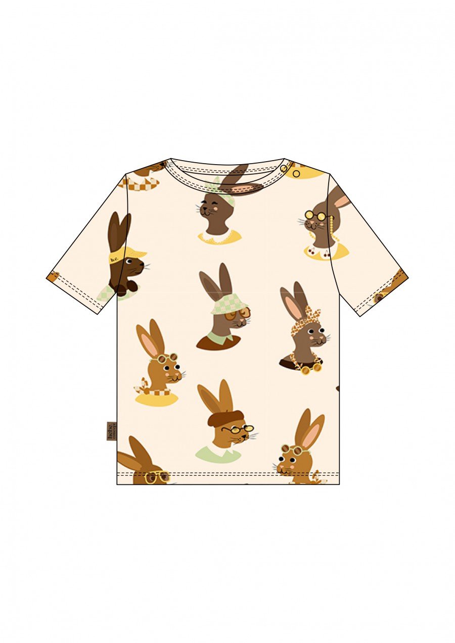 Top with bunny allover print 0105_S25164