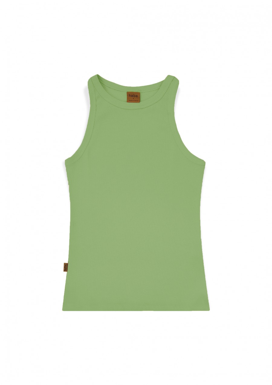 Tops rievots bez piedurknēm zaļš 0029_S25388