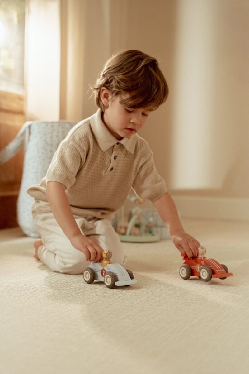 Little Dutch atpakaļvelkamās sacīkšu automašīnas 2 gab. LD2526