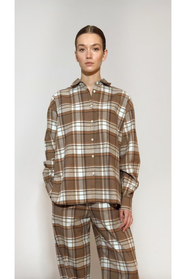 "Tina brown truffle" krekls 0086_LM031