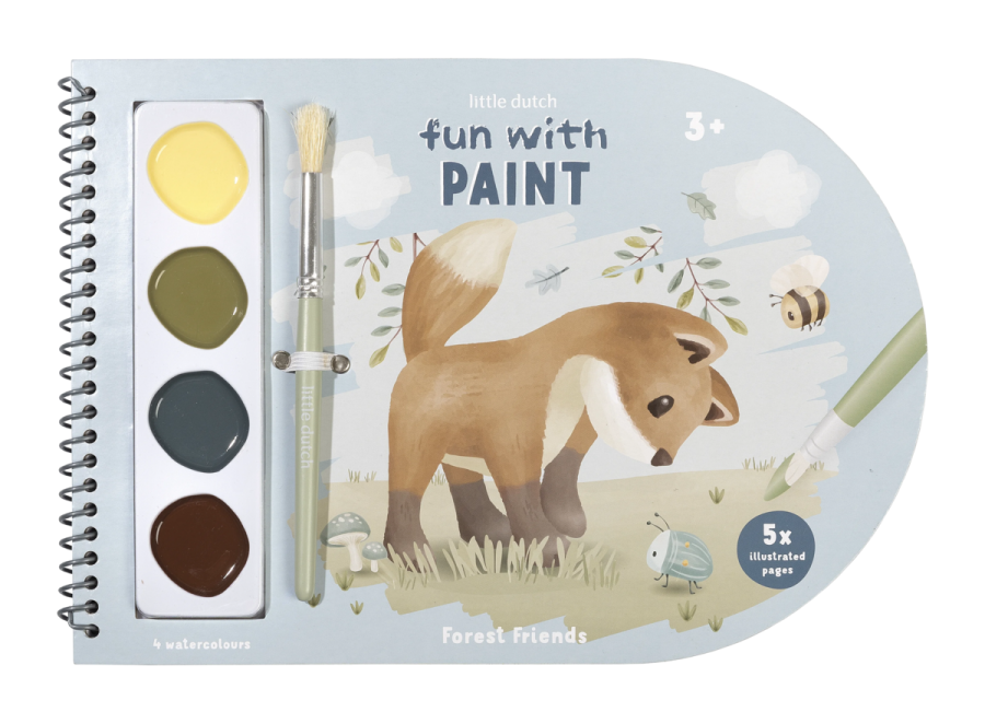 Little Dutch krāsojamā grāmata ´Forest Friends´ LD126565