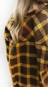 "Tina mustard check" krekls 0389_LM059onesize