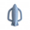Mushie graužama rotaļlieta raķete - zila 101496
