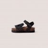 BLACK GLITTER sandales SD2211