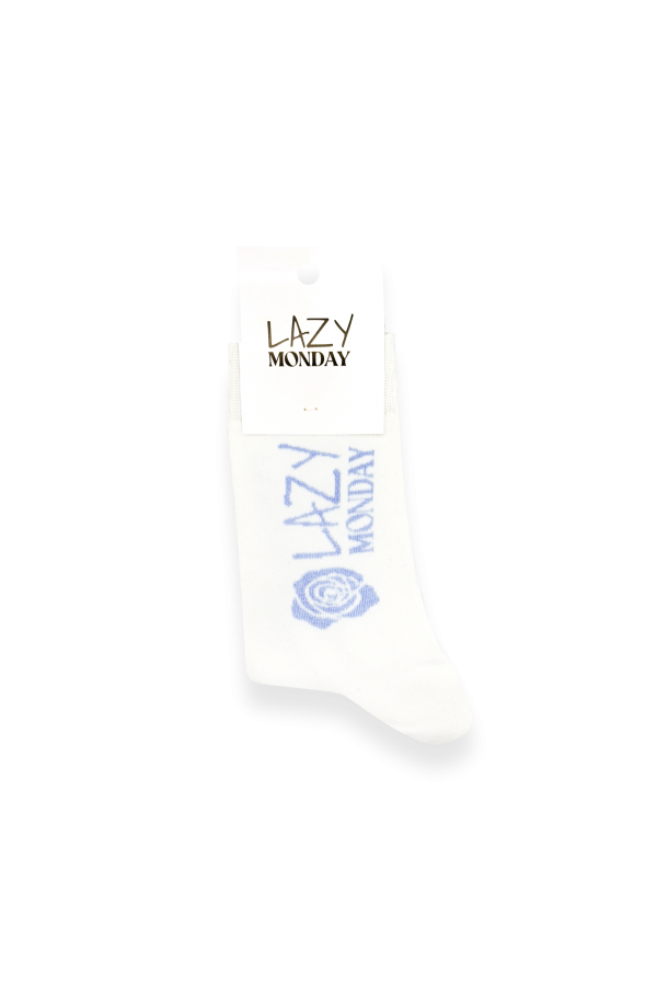 Lazy Monday zeķes baltas onesize LM024