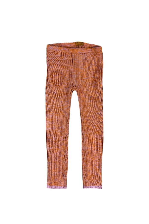 Legingi rozā merino vilnas, rievoti FW25247