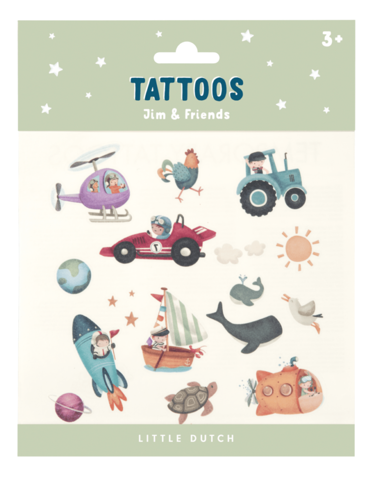 Little Dutch tetovējumi  'Jim & Friends' LD370138