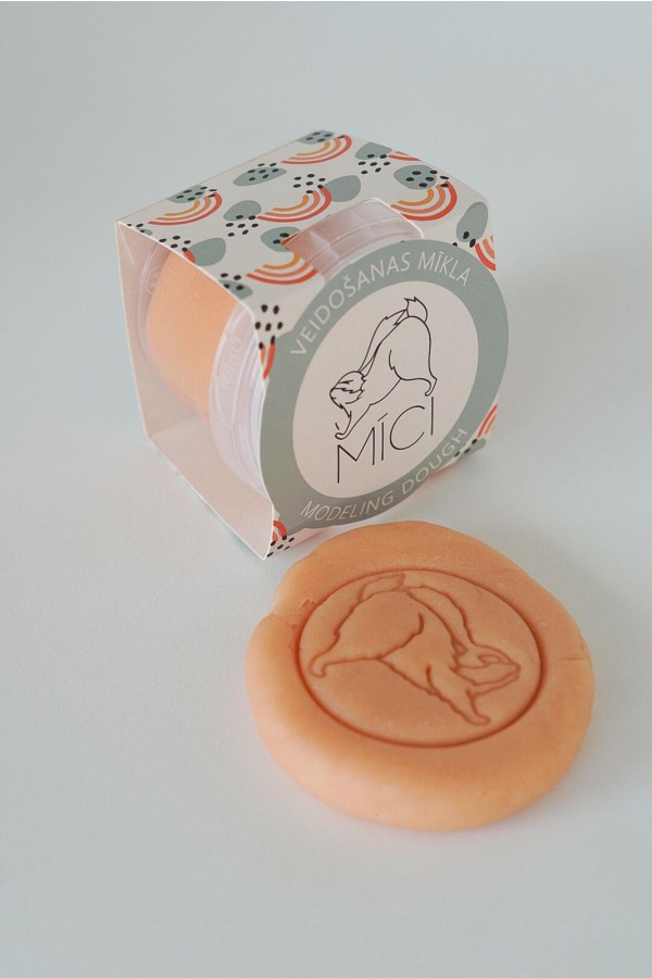MĪCI veidošanas mīkla persiku oranža onesize MICIorange2