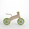 Choppy koka līdzsvara velosipēds zaļš STUM02