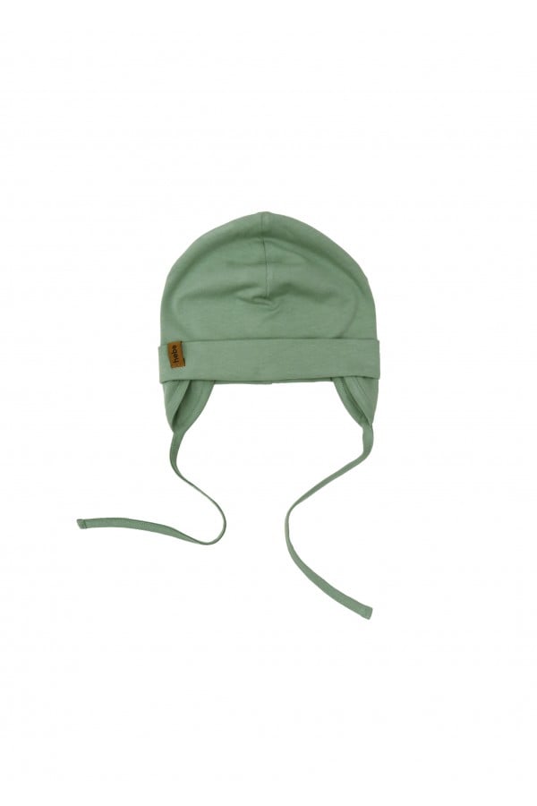 Cepure zaļa ar austiņām SS24016