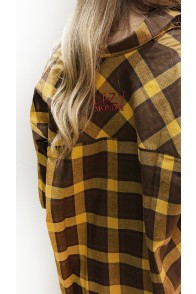 "Tina mustard check" krekls