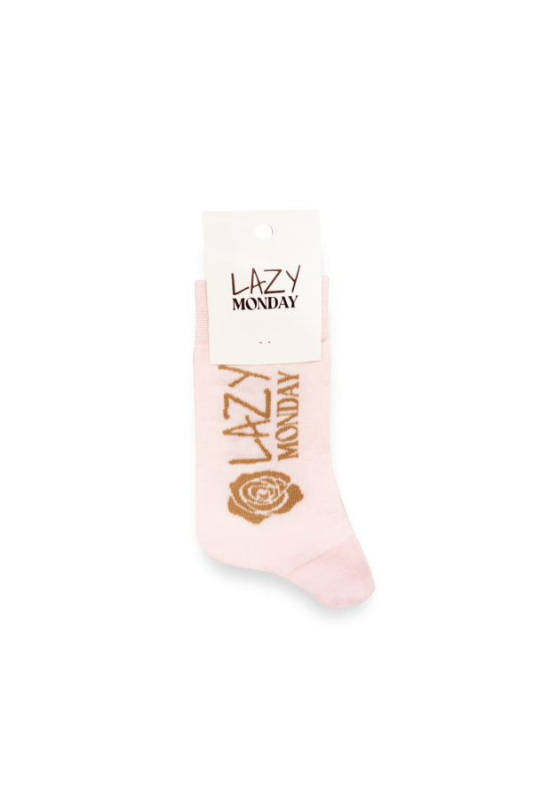 Lazy Monday zeķes gaiši rozā onesize LM023