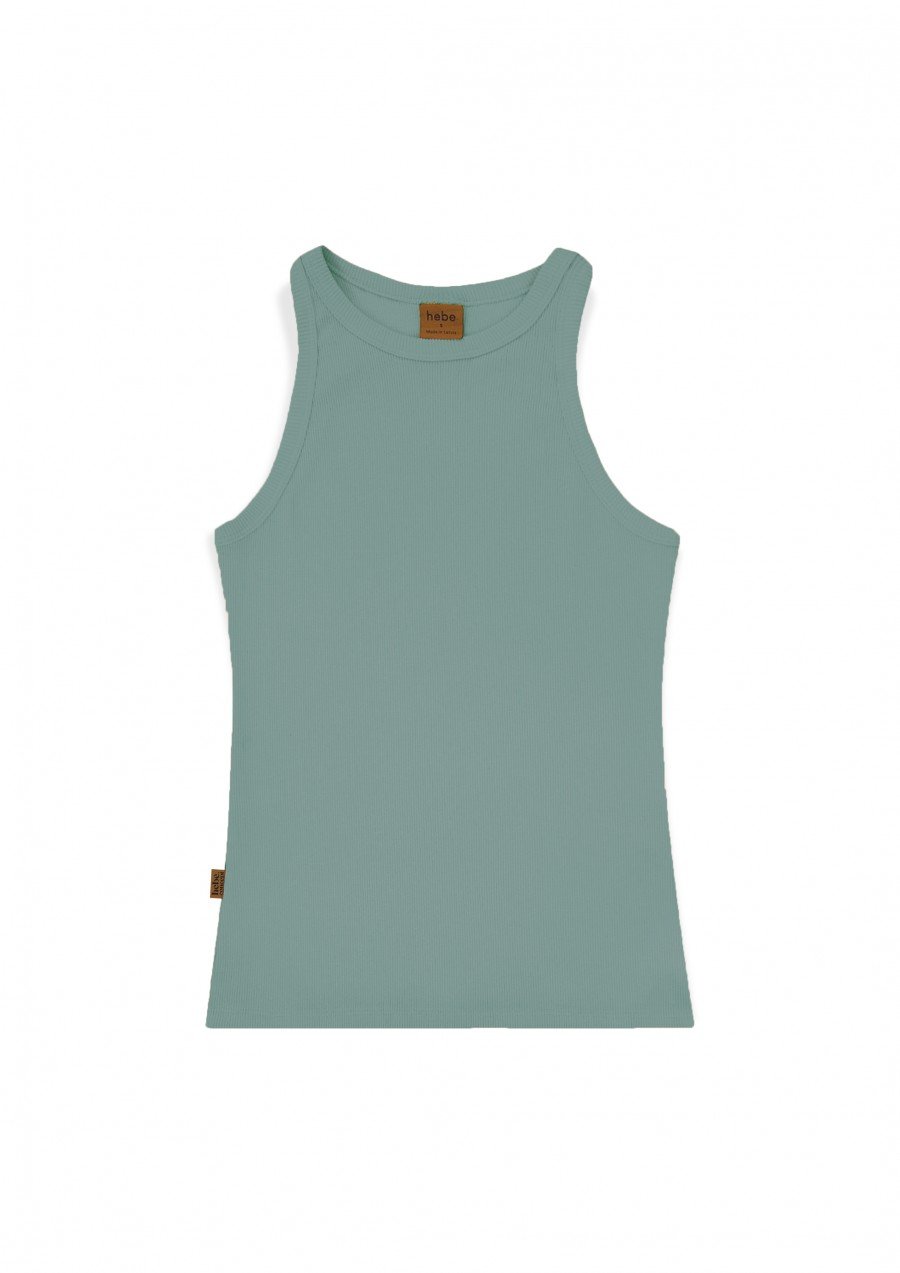 Tops rievots bez piedurknēm zili zaļš 0029_S25389