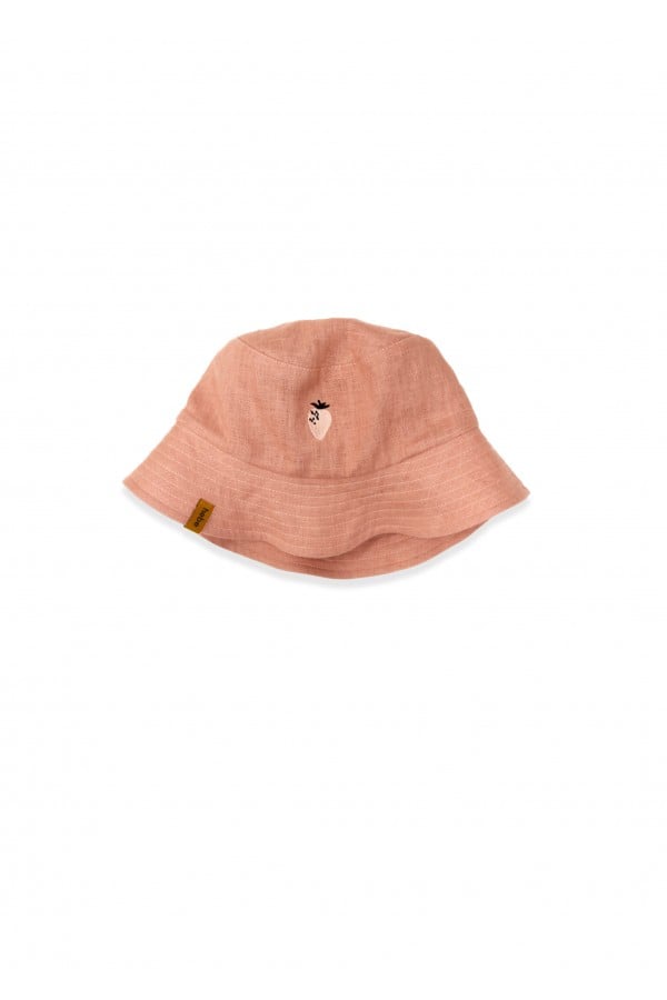 Cepure rozā lina ar izšuvumu SS24149