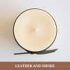 Sojas vaska svece Leather and Smoke C007