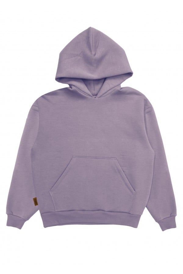 Džemperis ar kapuci violets pieaugušo SS24420