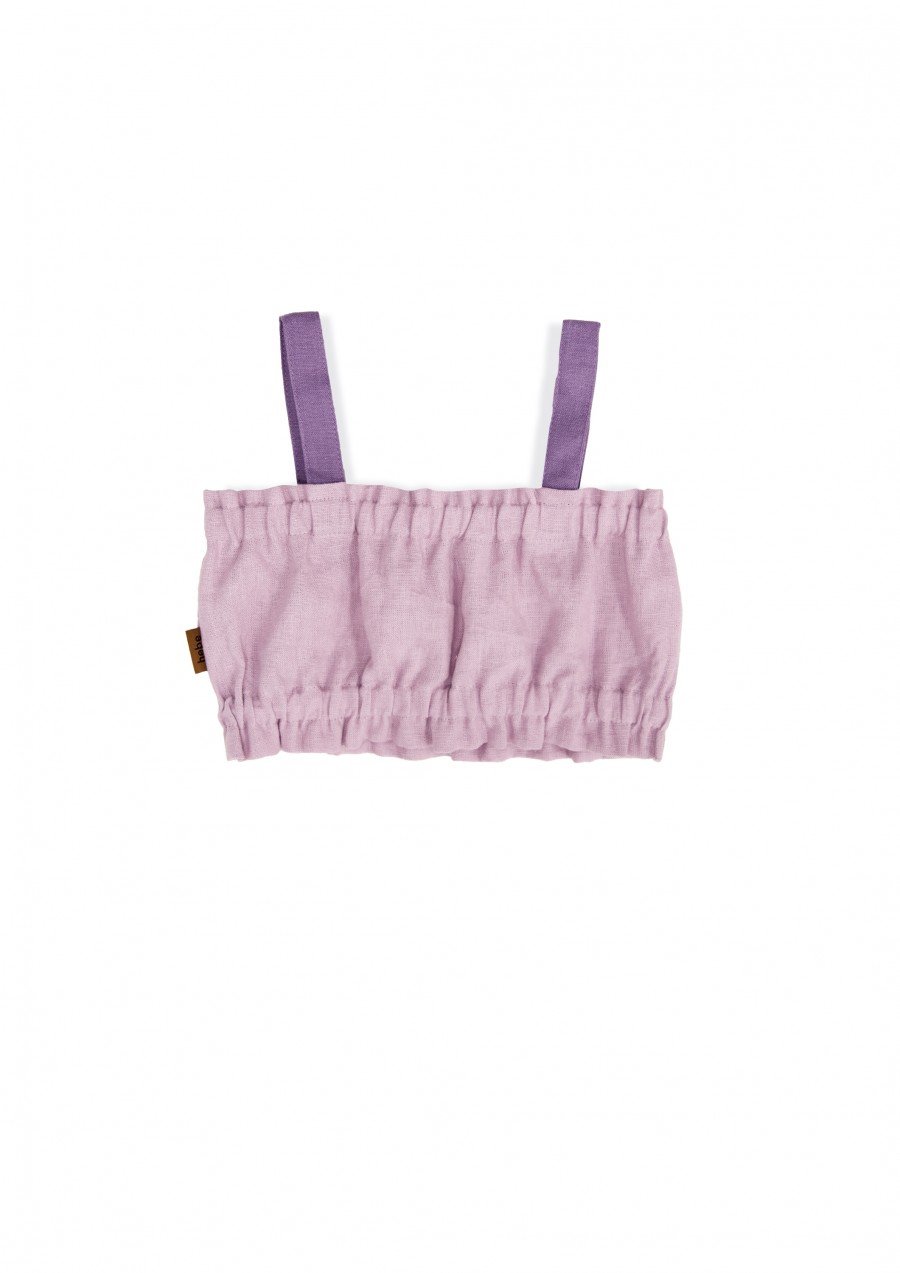 Tops violeta lina uz lencītēm SS24120L